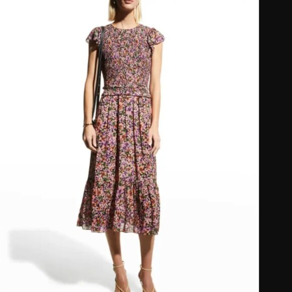 Shoshanna Multicolor Floral Maxi Dress - Picture 1 of 9